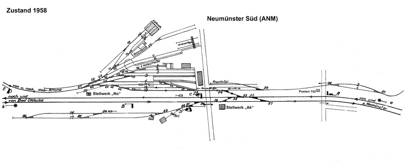 1958-00-01-Neumuenster-Sued-Gleisplan